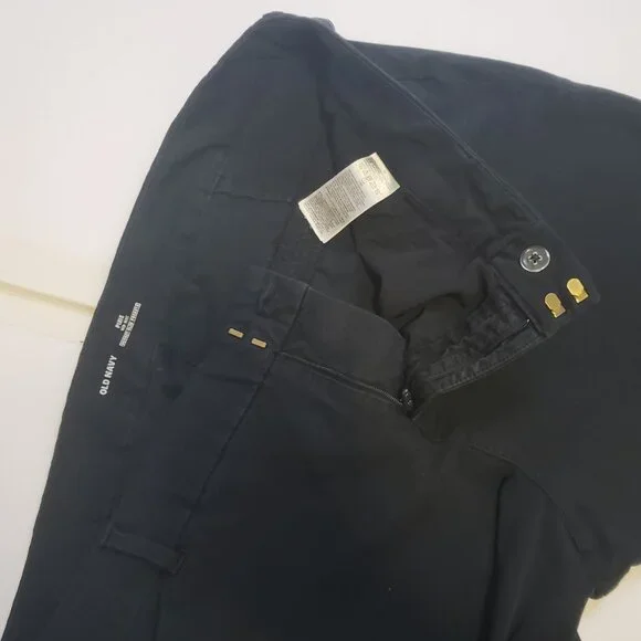 2 Pair Old Navy Pixie Mid-Rise Pants Womens Plus Sz 18 Office Career Wear Black - Picture 4 of 11